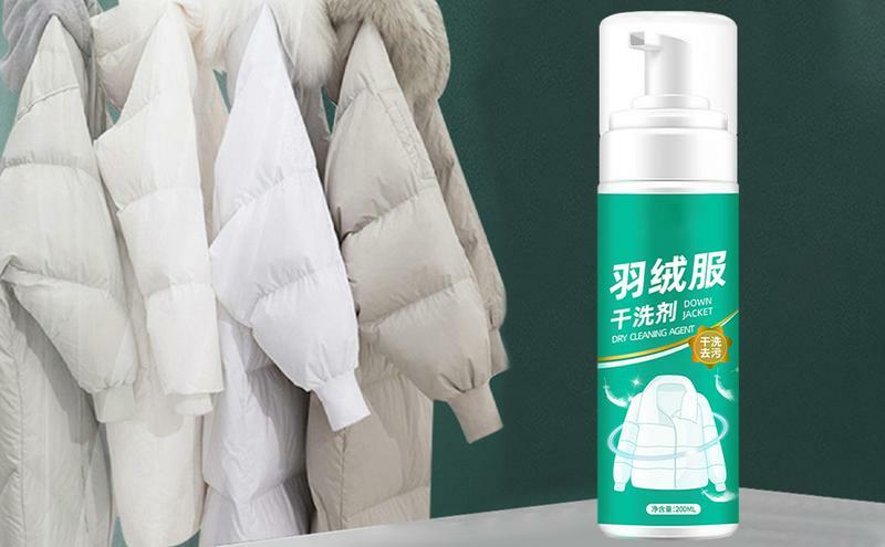 Down Jacket Detergent effective down jacket dry cleaning agent clothes cleaning spray clothes jackets oil stains remover agent