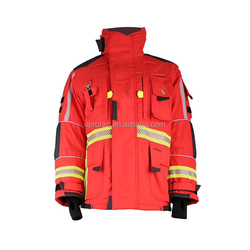 New model EN469  Fireman suit with Jacket and Trousers