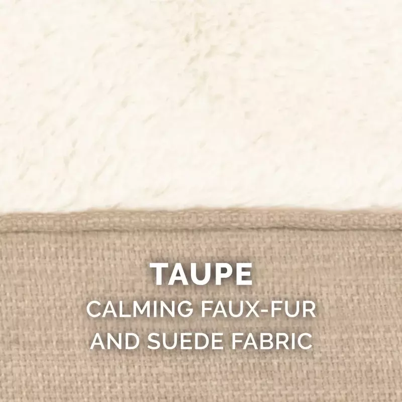 毛皮のパートナー-リネンの整形外科用ソファ犬のベッド、ペット製品、flax、中のぬいぐるみとパフォーマンス
