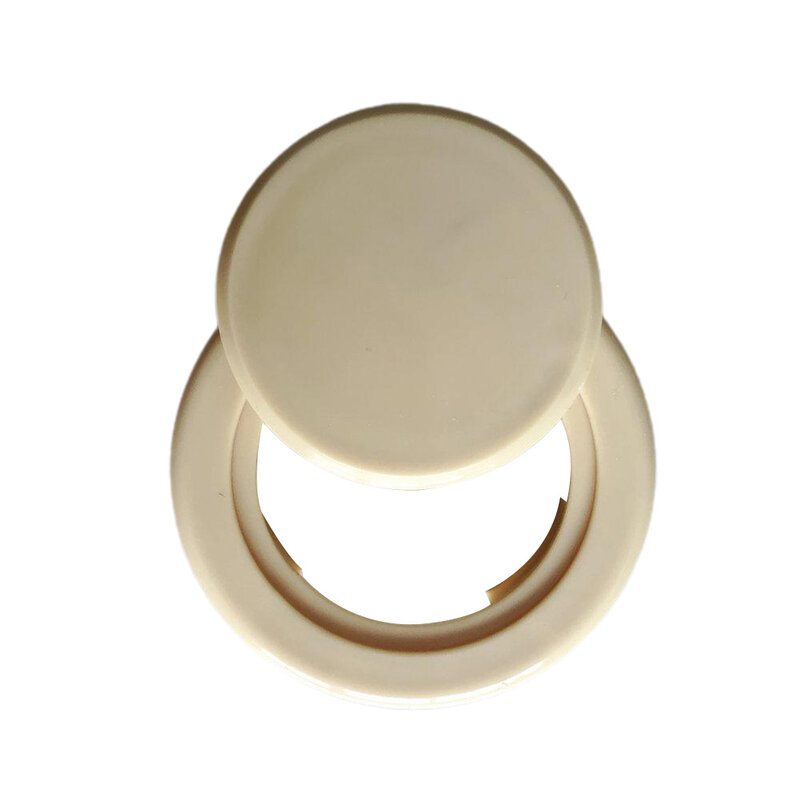 Tapa de anillo de plástico para muebles de Patio, Juego de tapa de anillo de vidrio templado, sombrilla de mesa de jardín, color negro