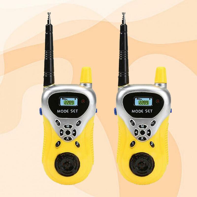 Mini walkie-talkie inteligente, juguetes para exteriores, útiles, fáciles de llevar, Multicolor, 2 uds.