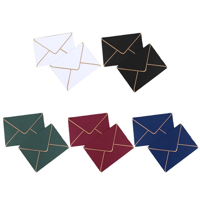 Envelopes 7 5 polegadas Envelopes cor sólida Envelopes dinheiro Escrita escritório Suprimentos estacionários para