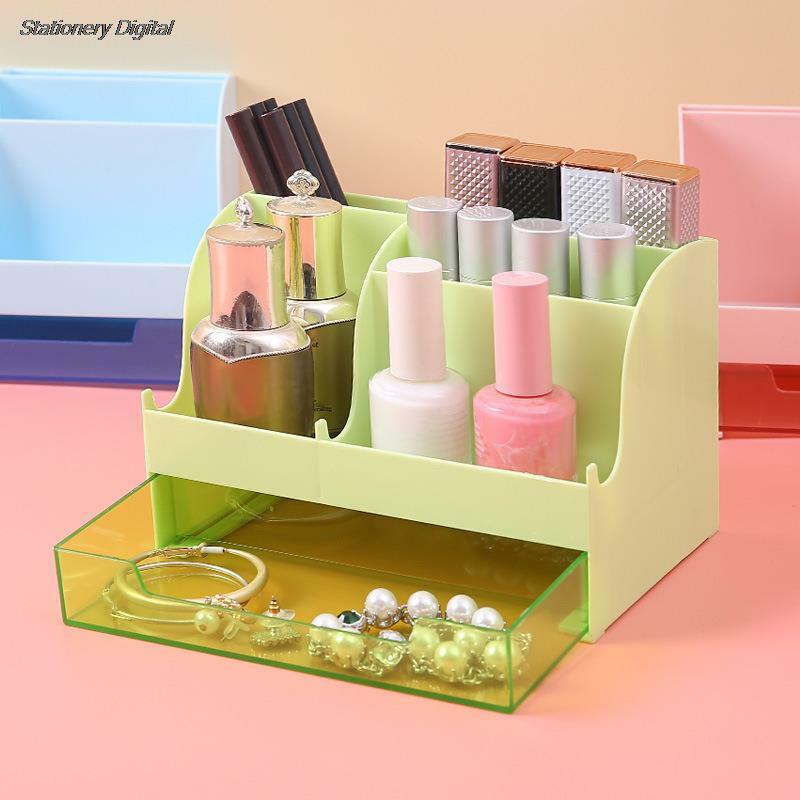 Desktop Organizer große Kapazität Schreibtisch Make-up Zubehör Stift halter mit Schublade Bleistift Aufbewahrung sbox Schul büro Briefpapier