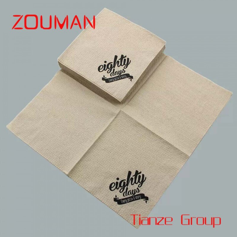 Custom , 2ply embossing soft restaurant napkins paper tissue