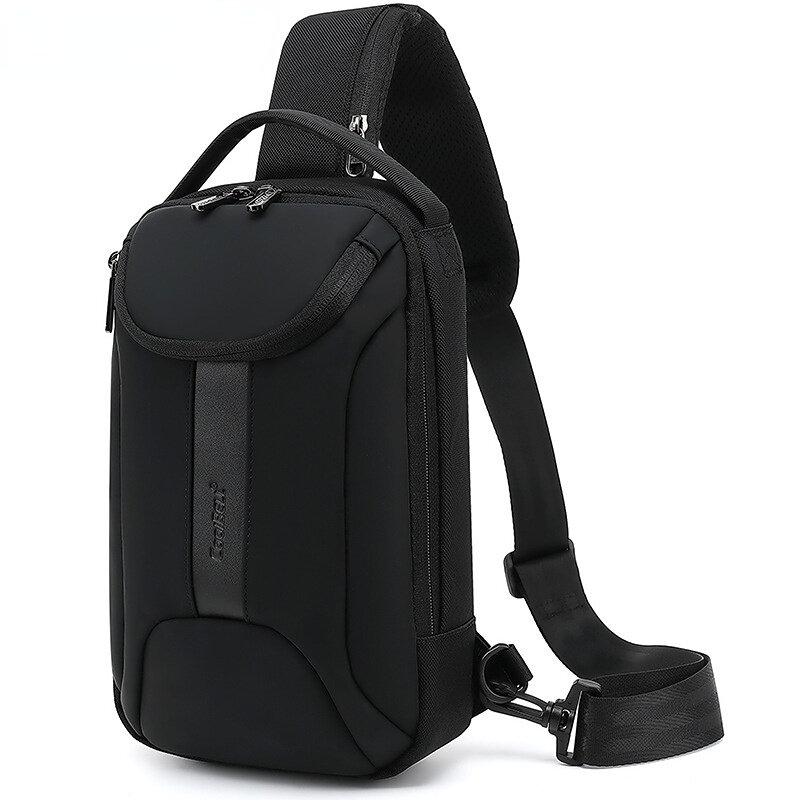 Chikage New Fashion Men's Crossbody Bag Lightweight Single Shoulder Bag All-match Men's Bag Large Capacity Leisure Chest Bag