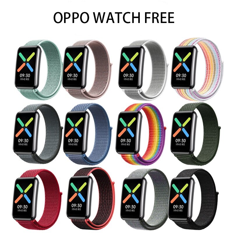 Nylon Strap for OPPO watch free Sport Woven Band Bracelet Replacement straps Accessories