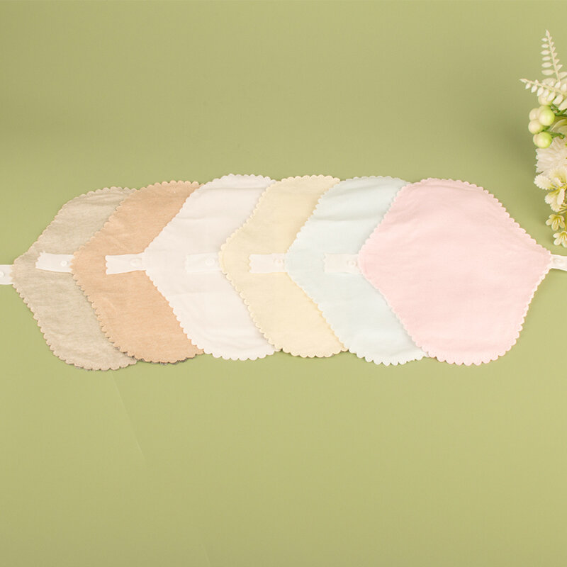 AIO-2 piezas de algodón orgánico lavable, compresas para menstruales, reutilizables, 13x18cm