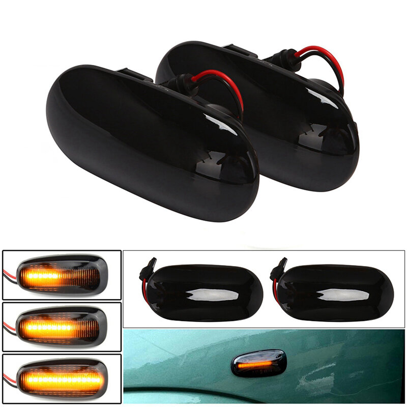 LED Dinâmico Side Marker Turn Signal Light, Pisca Sequencial, Mitsubishi Pajero, Lancer GALANT