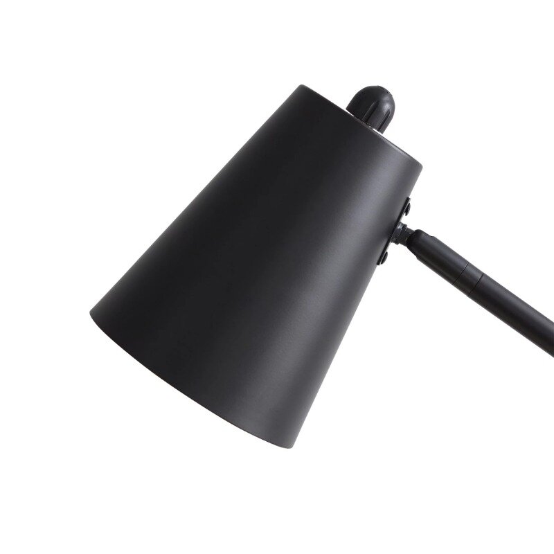 Mainstays-Lámpara de pie de 64 pulgadas, color negro, acabado de Metal mate