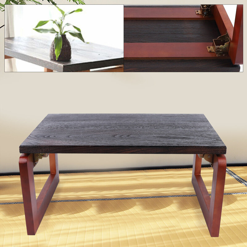Складной деревянный журнальный столик для ноутбука, низкий чайный столик, чайный столик для пикника, новый