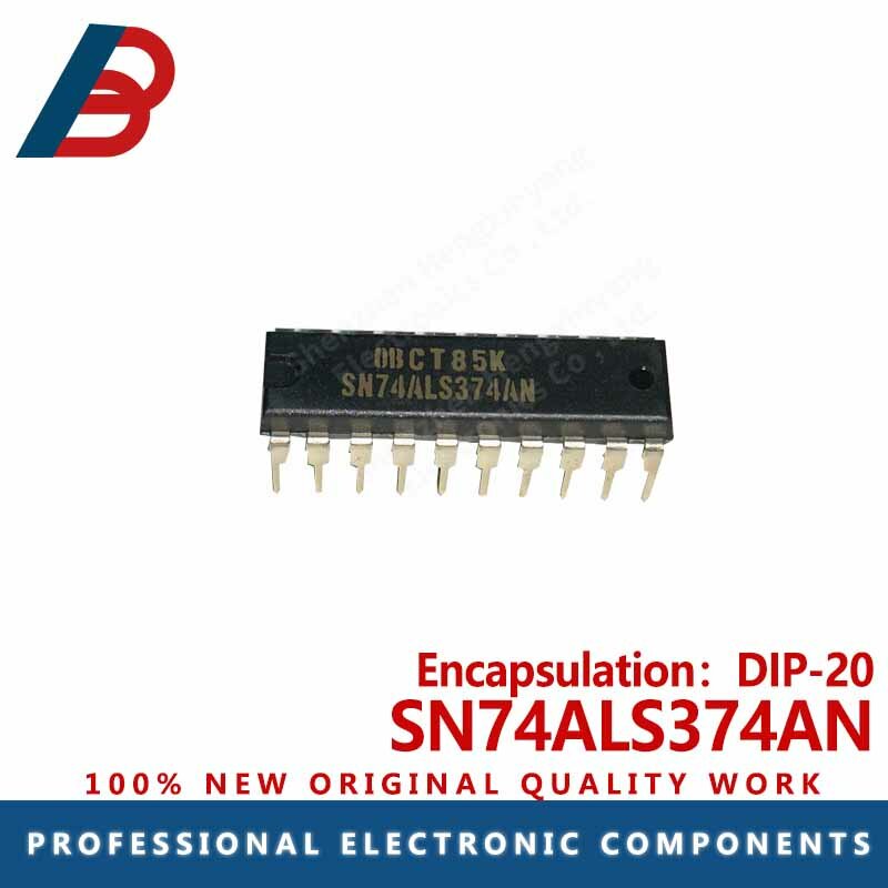 Paquete de 10 piezas SN74ALS374AN, chip lógico DIP-20
