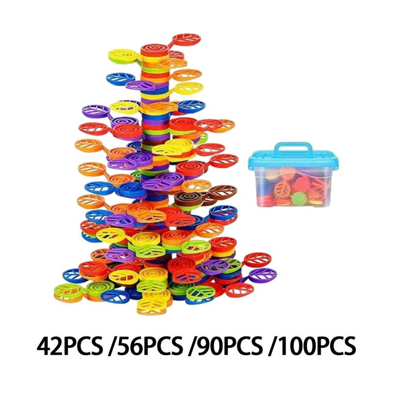 어린이 나무 미취학 아동 학습 활동 감각 장난감, 몬테소리 밸런스 블록, 4, 5, 6 세 남아용, 유니섹스 휴일 선물