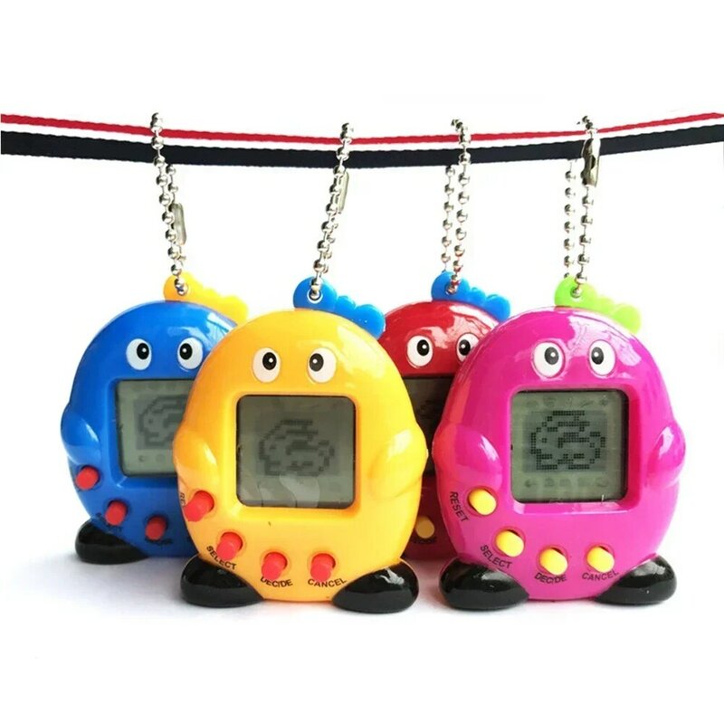 Mainan Tamagotchi permainan hewan peliharaan elektronik berbentuk Pinguin kreatif 168 hewan peliharaan dalam 1 mainan elektronik hewan peliharaan Virtual hadiah lucu anak-anak