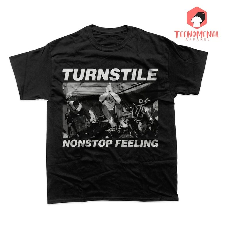 Turnstile-Nonstop Feeling Music Band T-Shirt, Artista Gráfico Camisa, Presente Unisex