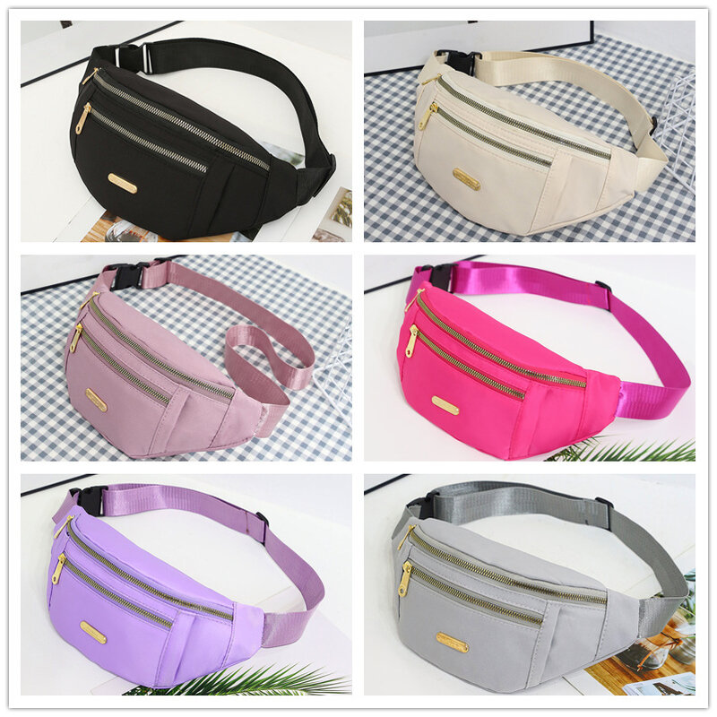 Fanny Packs Waist Pack for Women, Waterproof Waist Bag with Adjustable Strap for Travel Sports Running
