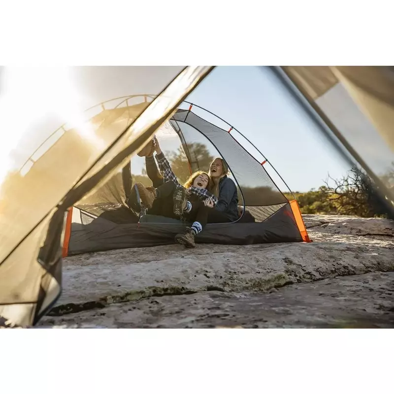 Tente de randonnée solo légère avec cadre en aluminium, mouche en polyester imperméable, capacité Tatgratuite, 1 pièce