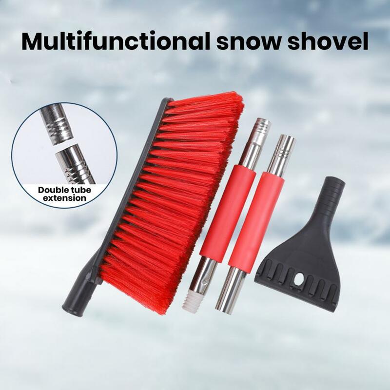 Raspador de hielo Abs resistente para coche, cepillo de nieve extensible, cepillo de nieve para parabrisas de coche, ventana portátil 2 para Suv