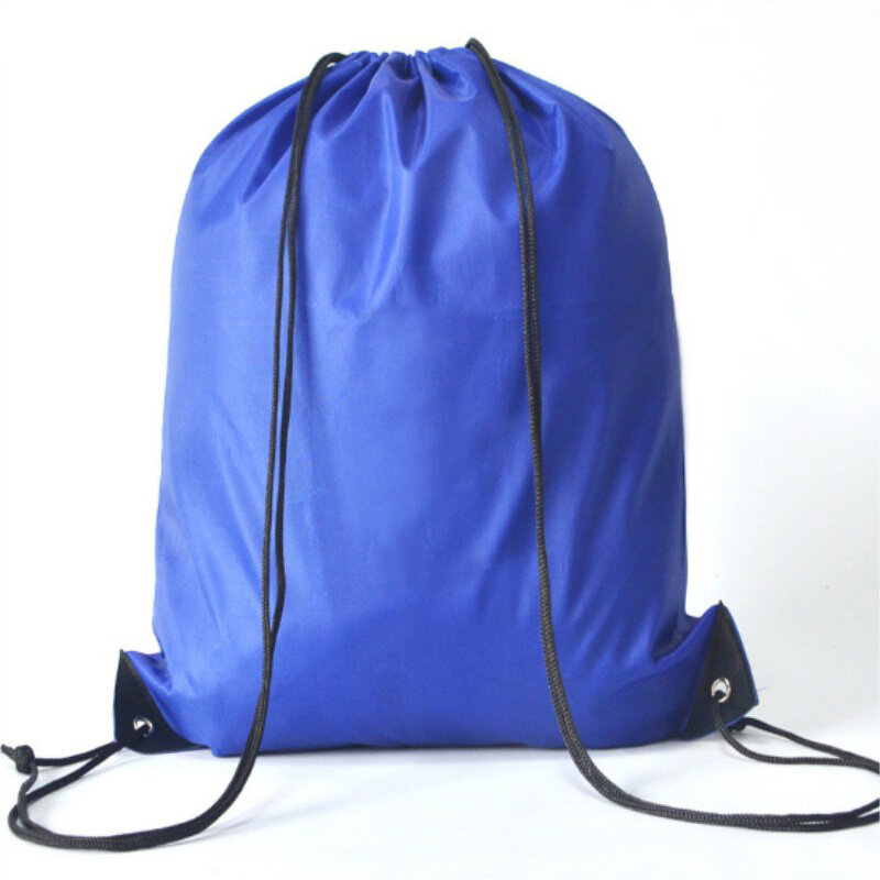 Portable Men Women Sports Gym Bag Drawstring Bag Belt Waterproof Foldable Backpack Shoes Clothes Yoga Running Fitness Travel Bag