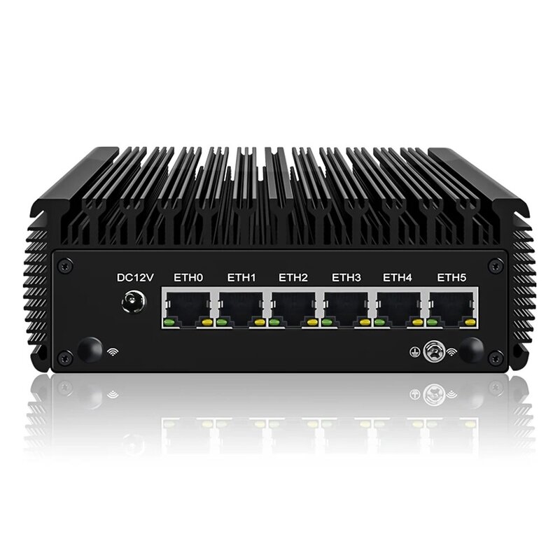 The 11th Generasi I5-1135G7/I7-1165G7 Mini 6-Port 2.5G Lembut Router/Lede Mesin Virtual Esxi Pass-Through