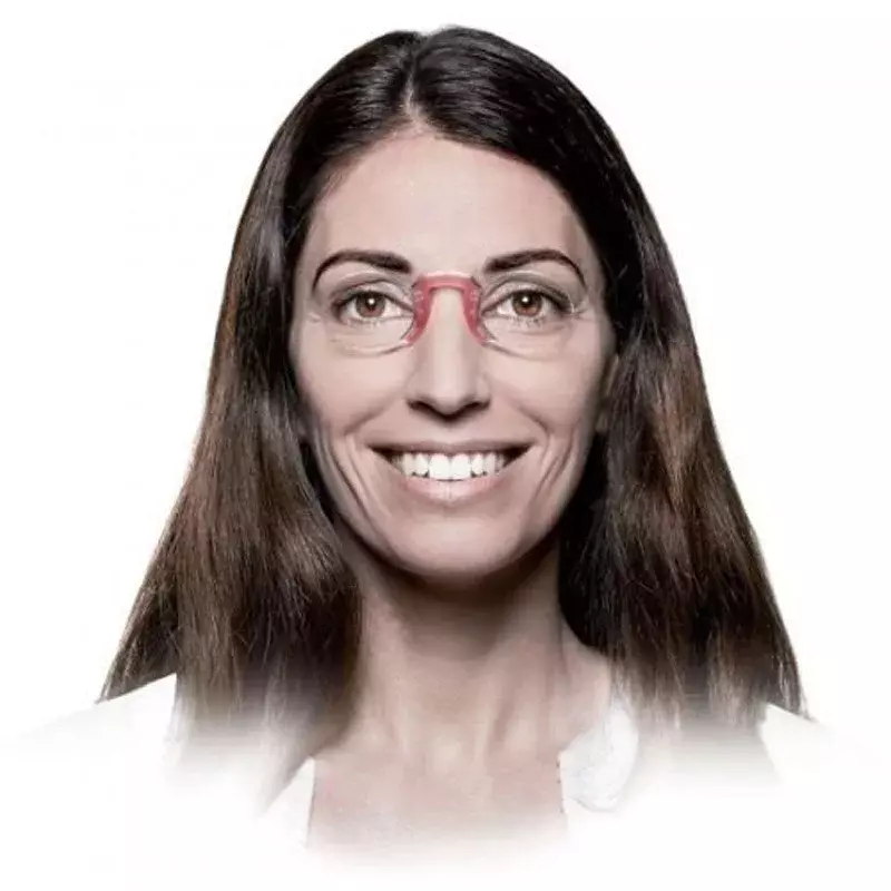 Kacamata Baca Klip-hidung 2021 Cermin Baca Portabel Ringkas Tanpa Cermin Kaki Kacamata Dompet Kacamata Retro Gafas De Lectura