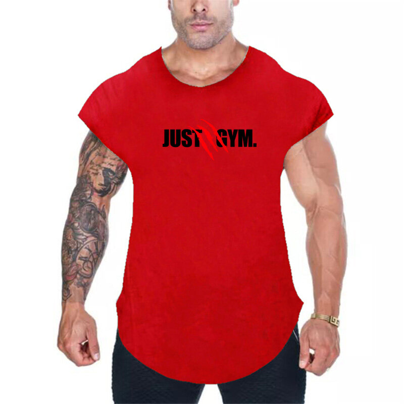 Workout Fashion Gym Kleding Bodybuilding Mesh Vest Katoen Menstank Top Musculation Sport Singlets Mouwloos Spier Shirt