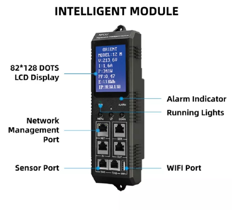 Bitcoin Smart PDU mining 380V 415V480V C13 Network Control Monitored Smart 3 Phase Industry PDU 125A Power Rack PDU Power Socket