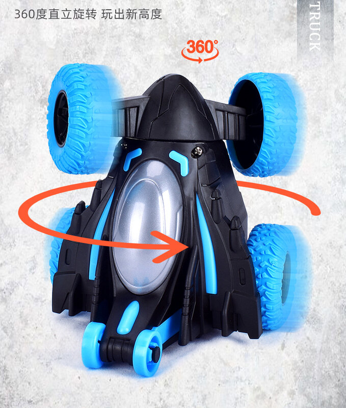 Electric 360° Stunt Car Toys with Music Lighting High-Speed Double-Sided Children Toys Birthday Christmas Gifts for Boys Kids