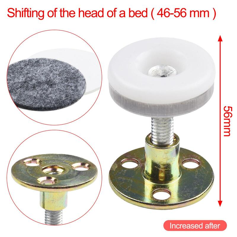 Adjustable Threaded Bed Frame Headboard Stoppers Bedside Headboards Prevent Loosening Anti-Shake Fixer For Cabinets Sofas