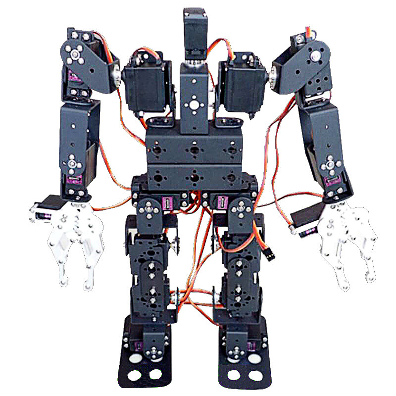 Kit Robot educativo per Arduino UNO Control 17 dof Biped Robot umanoide Robot Walking con Servo MG996 Kit fai da te programmabile