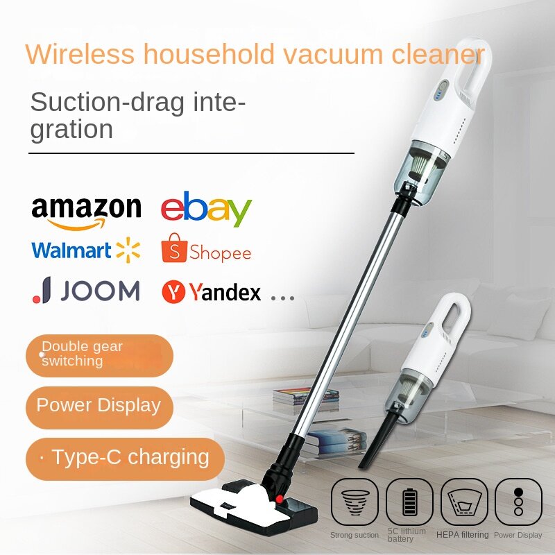 Wireless Home Handheld Vacuum Cleaner Portable Small, High Power, and Dry Wet Dual Use Pet Vacuum Cleaner