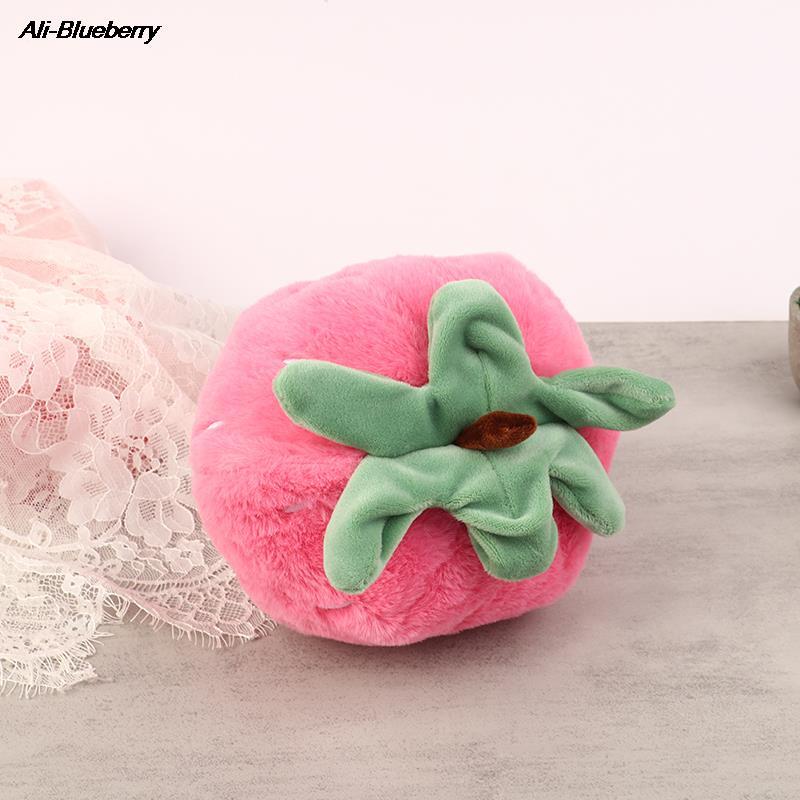 귀여운 딸기 베개 인형, 매우 부드러운 딸기 베개 장난감, 창의적인 경량 홈 장식 인형, 소녀 선물