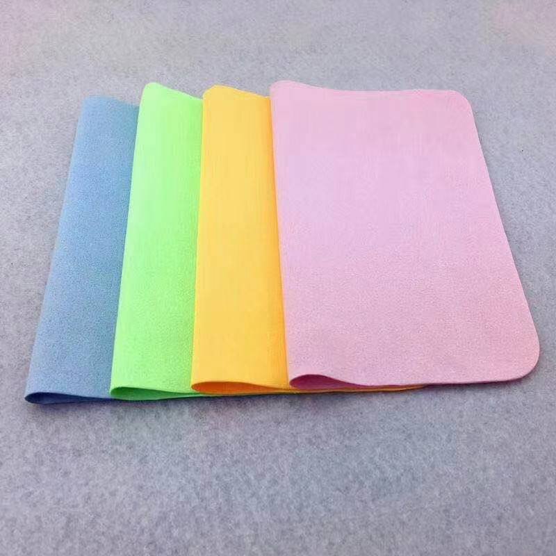 1Pc Camera Lens Chamois Glasses Cleaner 14.5*17.5cm Superfine Fiber Glasses Cleaning Cloth for Lens Phone Screen Cleaning Wipes