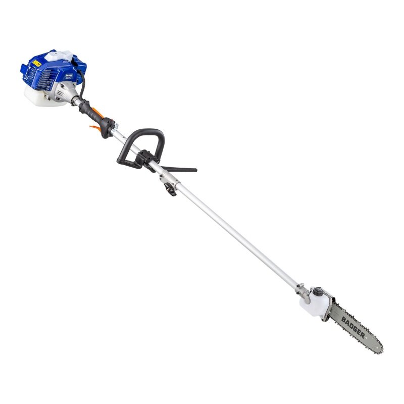 Wild Badger Power 10-inch Pole Saw with 30-inch Shaft Universal Attachment, Fixed Pole