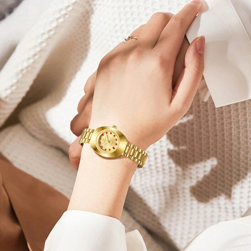 LIEBIG-Relógios de pulso de quartzo impermeável para homens e mulheres, conjunto original do relógio, marca superior, relógio feminino, nova moda