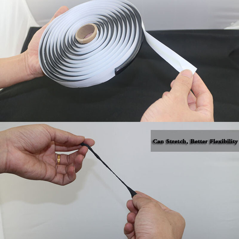 1Pcs Butyl Rubber Glue Headlight Sealant Retrofit Reseal Hid Headlamps Taillight Shield Glue Tapes Car Door Seal Accessories
