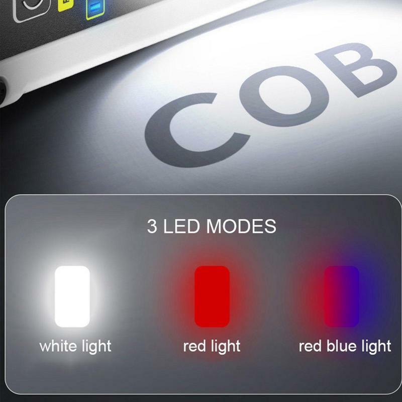 Zewnętrzna latarka LED zewnętrzna latarka na akumulator zmiana koloru światło boczne akcesoria kempingowe Power Bank dla samochodów domowych