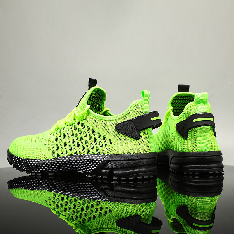 Мужские кроссовки для бега YRZL 2024, высококачественные Мягкие сетчатые дышащие кроссовки, удобная обувь для тренировок и тенниса для мужчин, большие размеры 40-47
