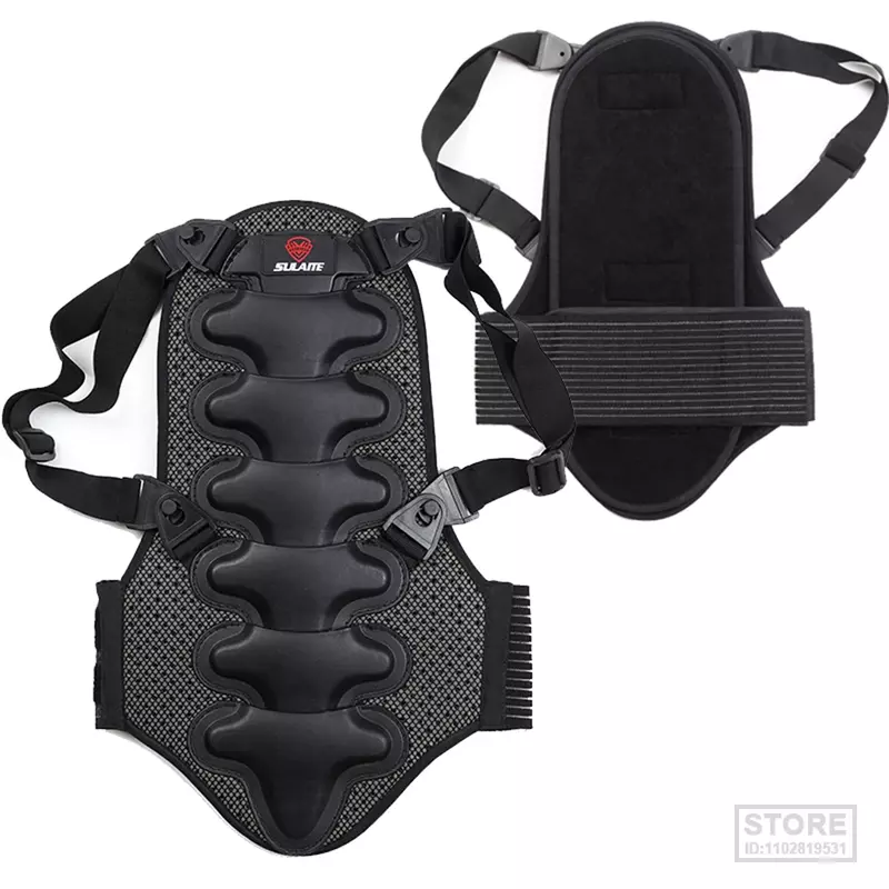 Motorcycle Back Protector Detachable Cushion Thick EVA Protection  Pad  for Motorcycling Biking Skiing Snowboarding