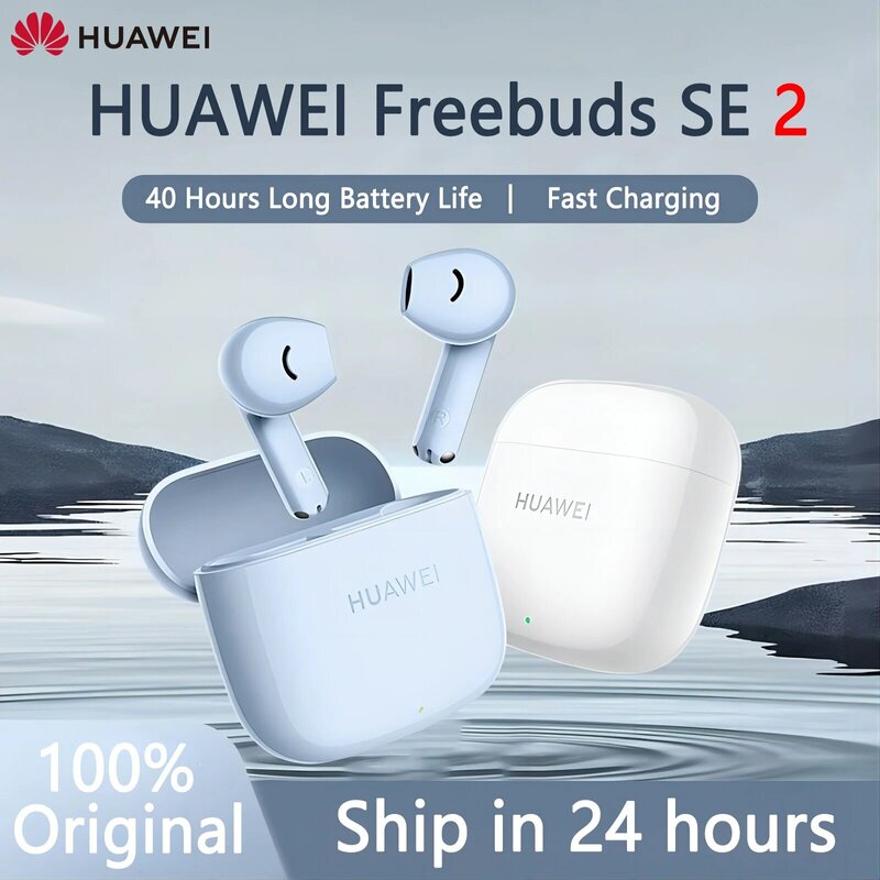 Huawei-FreeBuds SE 2, Écouteurs Bluetooth 5.3, Sans Fil, Étanche, Commande Tactile, avec Micro, pour dehors, Sauna, Nouveau