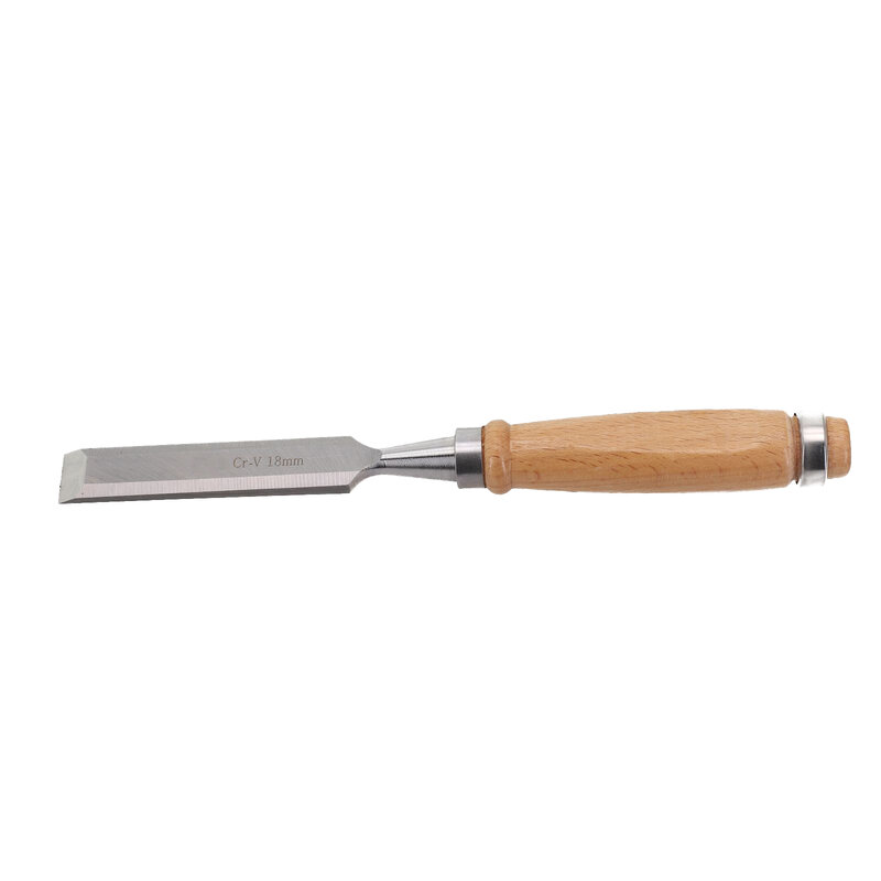 Cincel profesional para tallado de madera, cuchillo plano de 6/12/18/24mm para carpintería, bricolaje