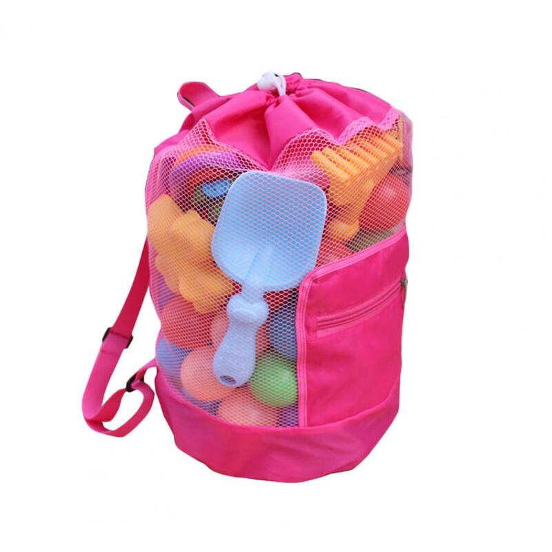 Wholesale & Dropshipping ！Beach Bag Large Capacity Wear-resistant Child Beach Toys Seashells Collecting Storage Bag Beach Tools