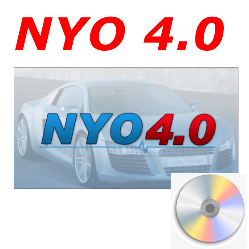 الأعلى مبيعاً في 2017 NYO 4 وسادة هوائية لقاعدة البيانات بالكامل + راديو السيارة + لوحة القيادة + IMMO + برنامج إصلاح بيانات السيارات CD USB قرص راديو السيارة nyo4 كامل