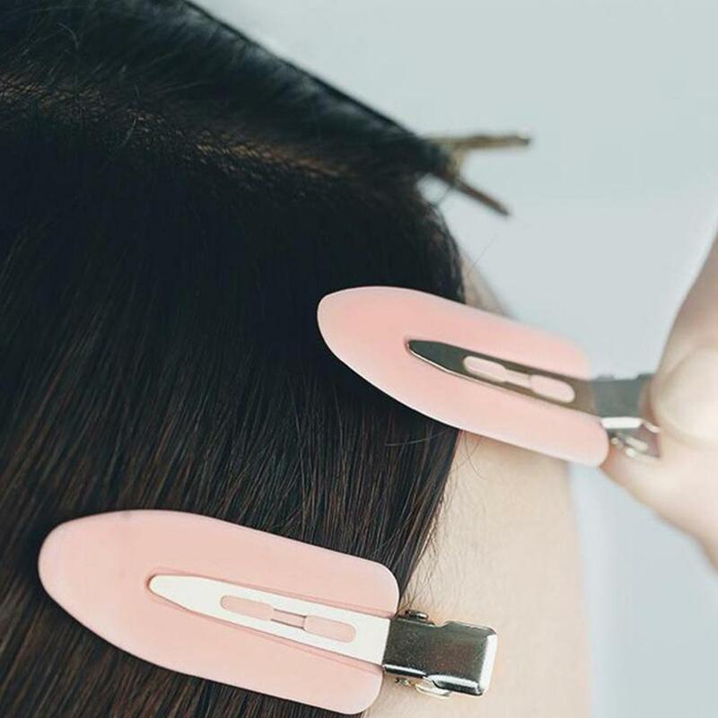 1pcs Profissional Sem Costura Sem Bend Trace Hairclip Side Bangs Fix Maquiagem Ferramentas Lavagem Rosto Acessórios Meninas Styling Hairpins