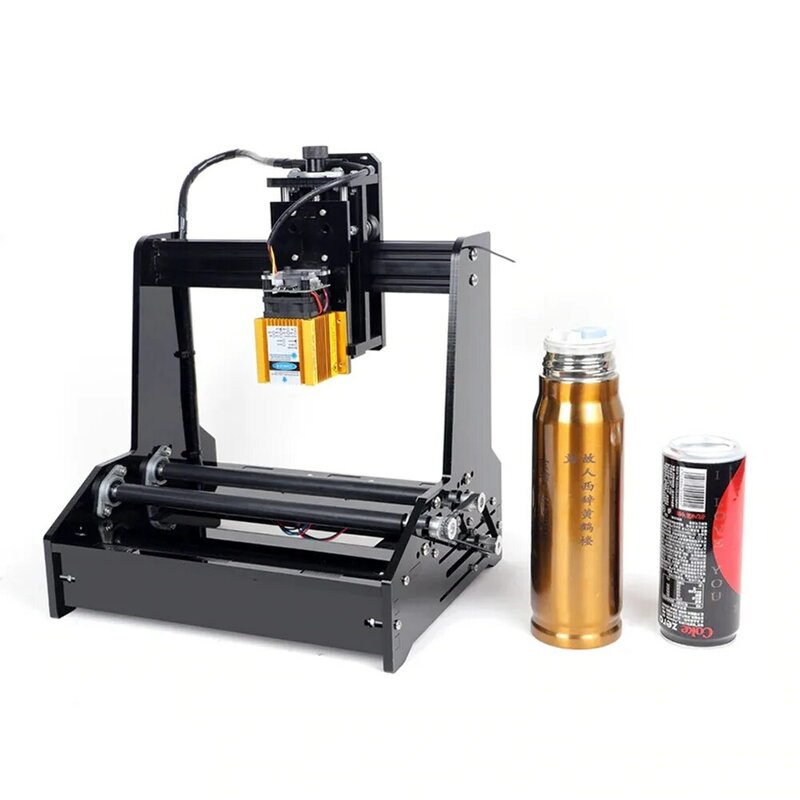 Mini-Laser gravur maschine für Edelstahl-und Glasflaschen mit 40-W-Laserkopf