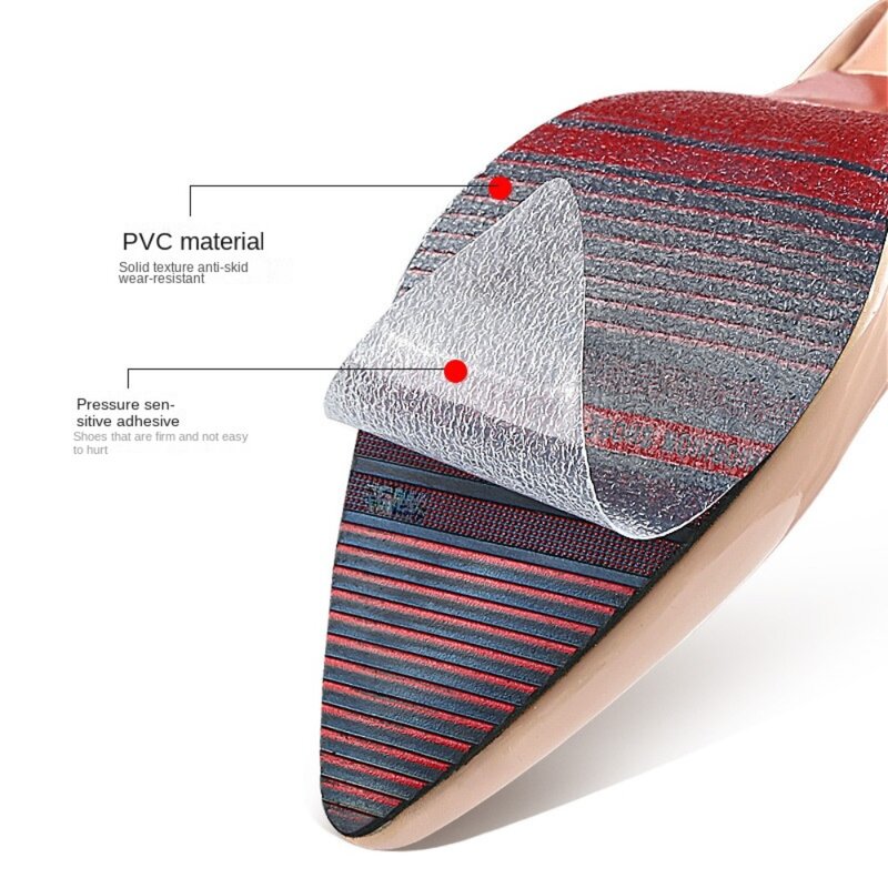 Protective Film High Heel Sole Anti Skid Women Forefoot Outsoles Pad Soles Protector Stickers Anti-Slip Soles Non Slip Sticker