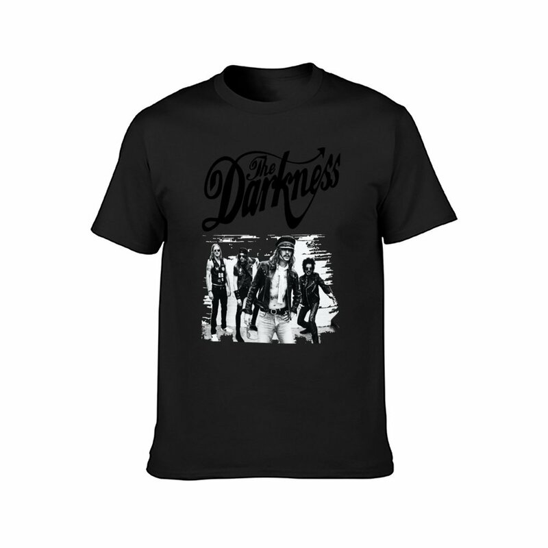 De Darkness Band T-Shirt Vintage Funnys Zwarte T-Shirts Voor Mannen