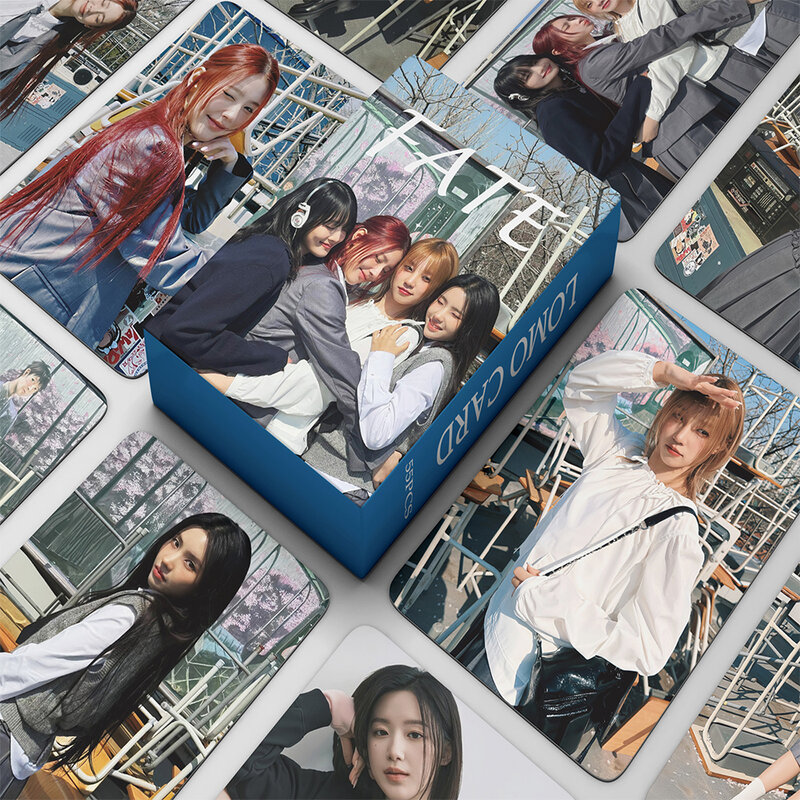 55 pz/set Kpop GIDLE INEVER DIE Lomo Cards (G)I-DLE Album Girls I Burn Photo Card cartolina fan Gift