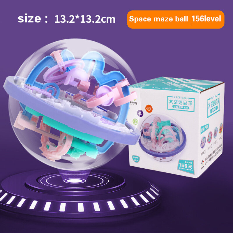 New Original Magic 3D Space Mission Maze Puzzle Ball Intellect Ball Labyrinth Sphere Globe Educational Toys Kids Kids Gifts