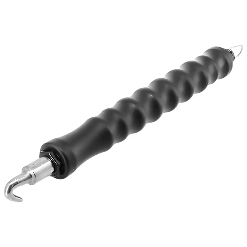Twister de fil lourd automatique avec poignée en caoutchouc, crochet droit de barre d'armature, outils de clôture, 12 ", 300mm
