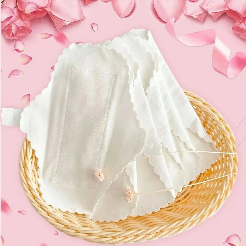 New 3pcs Cotton Reusable Thin Sanitary Pads Leakproof Washable Women Panty Liner Hygiene Menstrual Pads 180MM